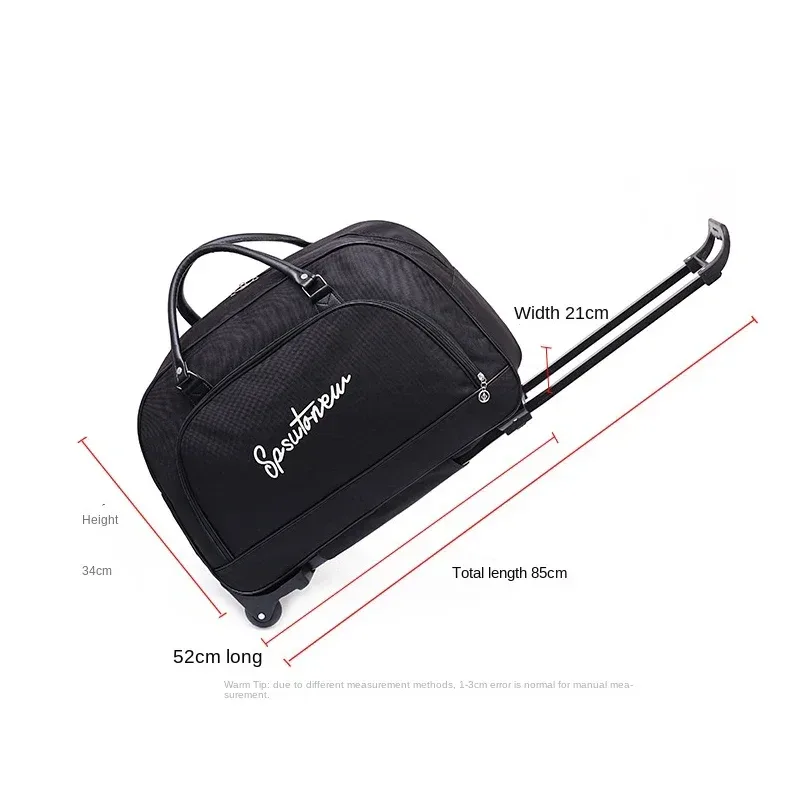 sac à roulettes avec roulettes valise de voyage bagages de grande capacité sacs de sport pliables cabine femmes hommes bagages à main sacs à main