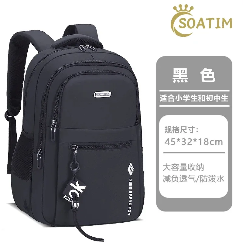Sacs d'école adolescents garçons lycée livre sac cartable voyage sac à dos grand étudiant sac à dos école sac à dos pour ordinateur portable
