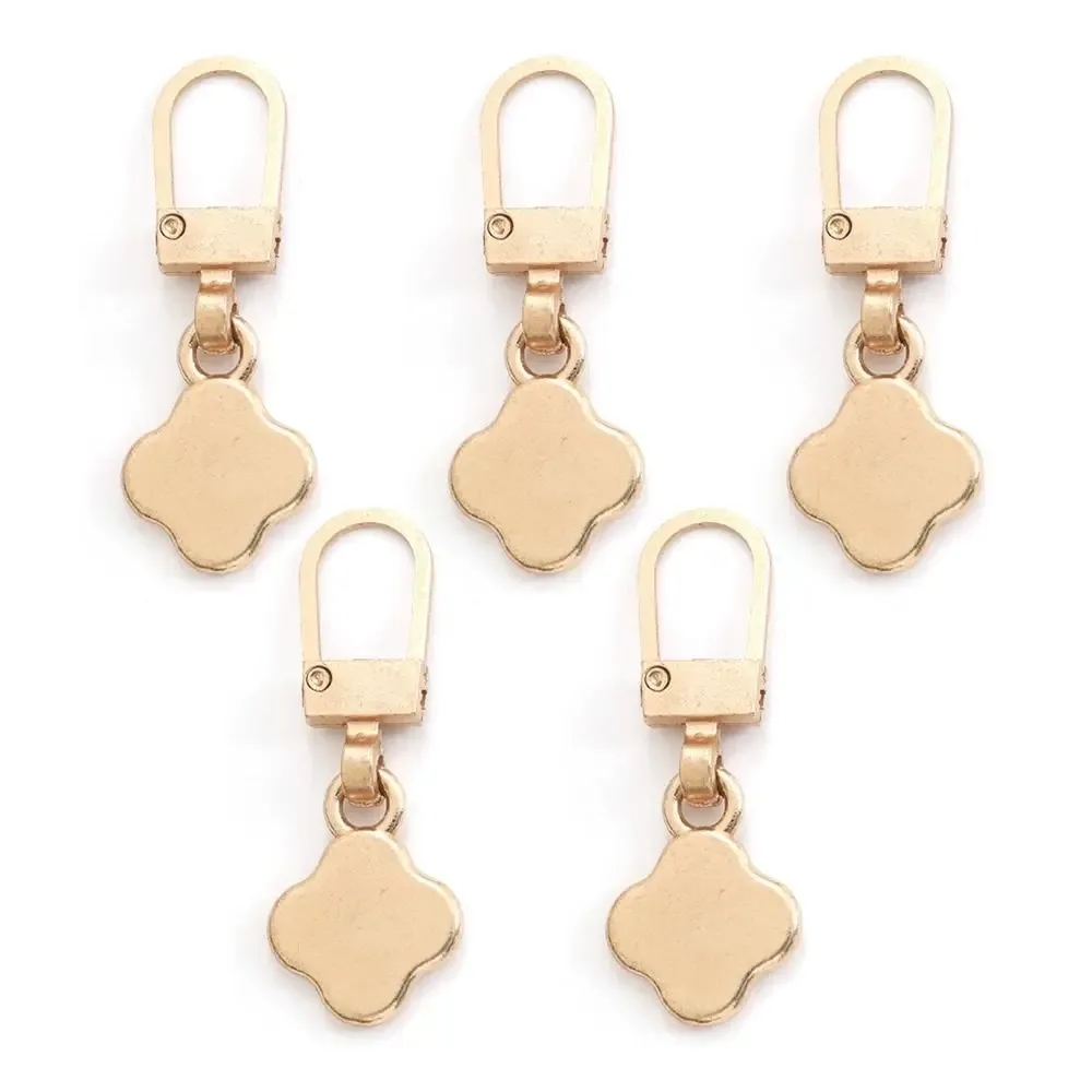 extracteurs de fermeture éclair en métal détachables, 5 pièces, pour curseurs de fermeture éclair, languette de traction, sacs de couture, doudoune, kits de réparation de fermetures éclair