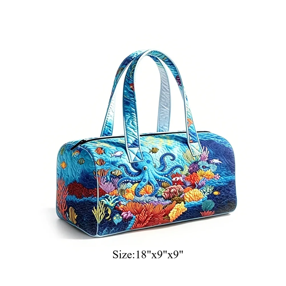 sac de voyage matelassé rose flamant rose, sac de voyage pour vacances d'été tropicales, bagage à main, sac de plage, de sport, avec un animal mignon