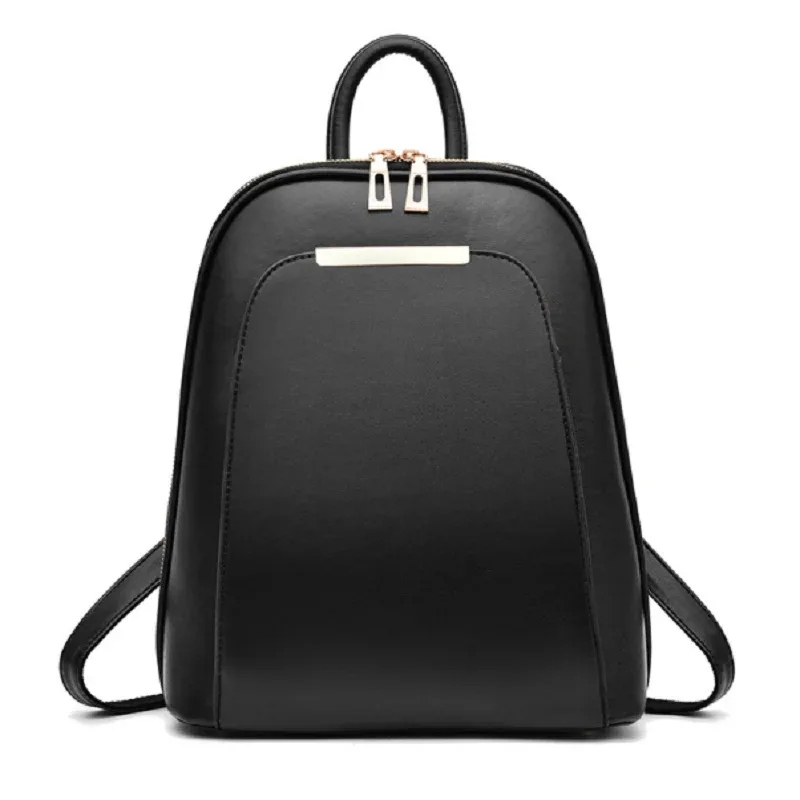 nouveaux sacs à dos en cuir de haute qualité pour femmes 2026, sacs à bandoulière de voyage à double fermeture éclair, sacs fourre-tout et sacs d'école pour ordinateur portable, style coréen tendance