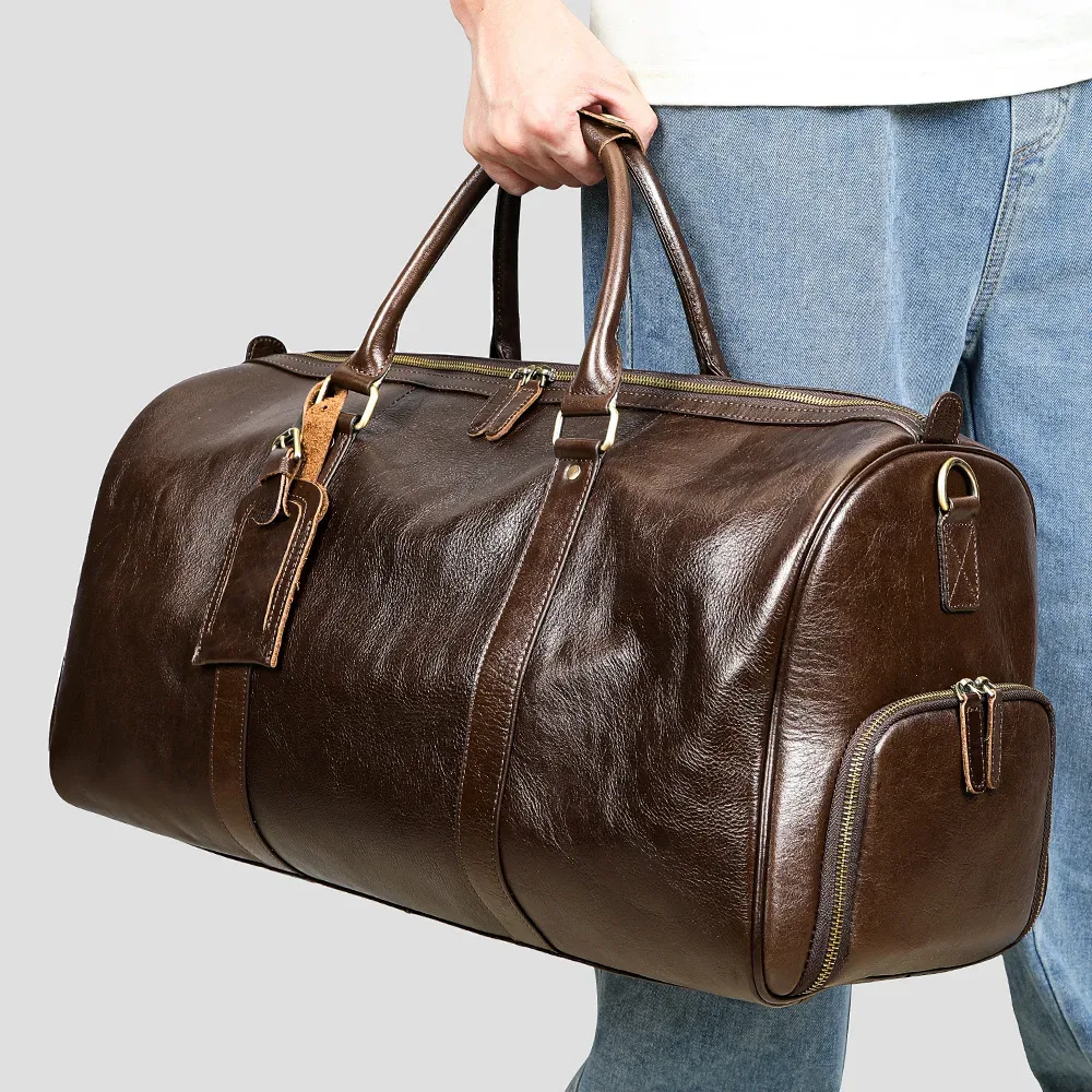 sac de voyage de grande capacité pour hommes, sac à bagages pour le week-end, sac à main pour voyage d'affaires, sac de rangement pour déménagement
