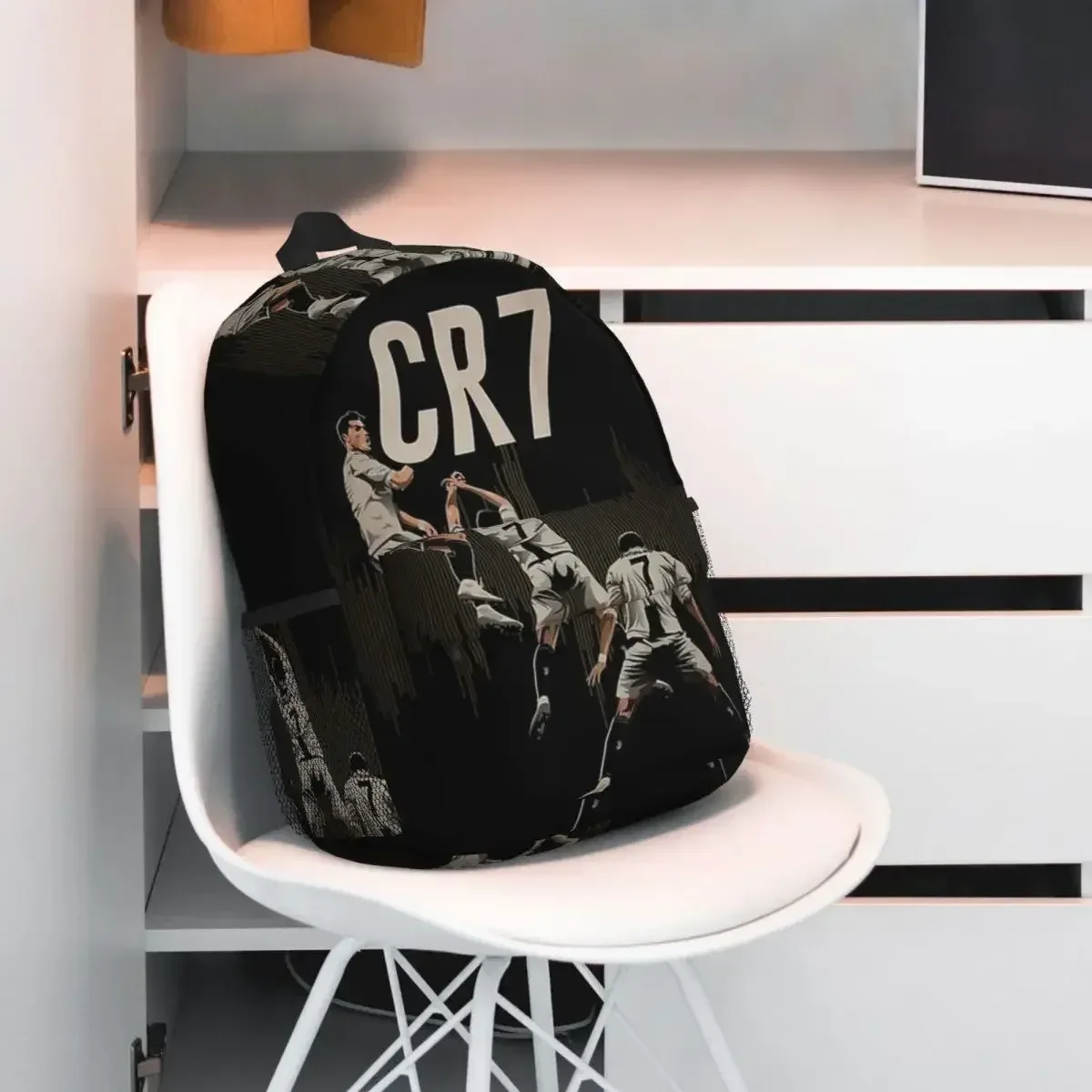 sac à dos cr7 cristiano ronaldo pour enfants, cartable pour adolescent, sacs d'école de dessin animé, sac à dos de voyage, sac initié, grande capacité