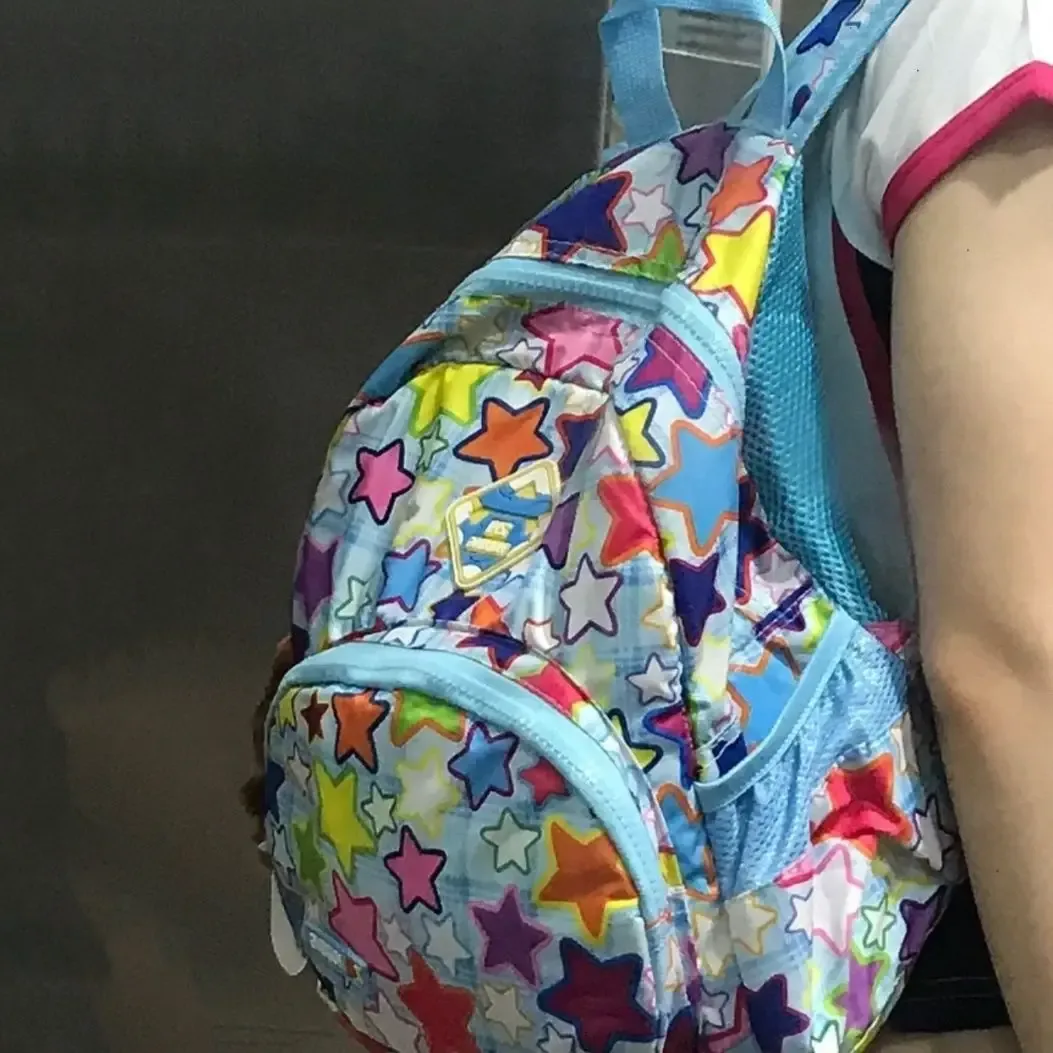 sac à dos coloré avec étoiles de dessin animé pour fille, cartable mignon, japonais, coréen, kawaii, rentrée sв, voyage, étudiant