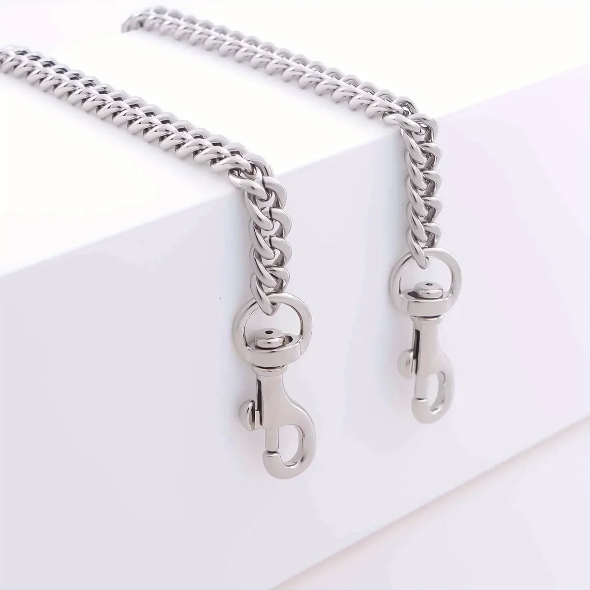 sangle de chaîne de sac à main en aluminium, sangle de chaîne à bandoulière en métal de remplacement pour pochette portefeuille sacoche fourre-tout, chaîne de sac à bandoulière