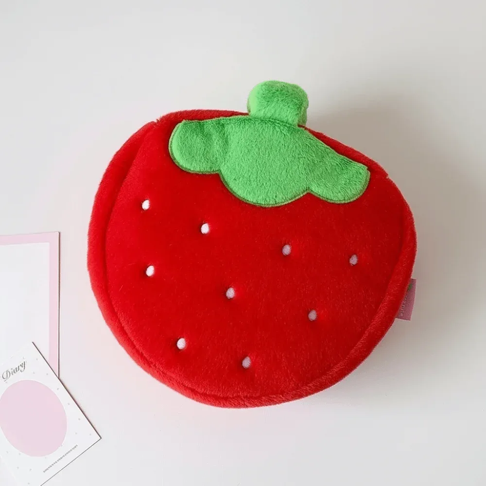 nouvelle trousse de maquillage à motif fraise, grande capacité, trousse de toilette, sac de voyage