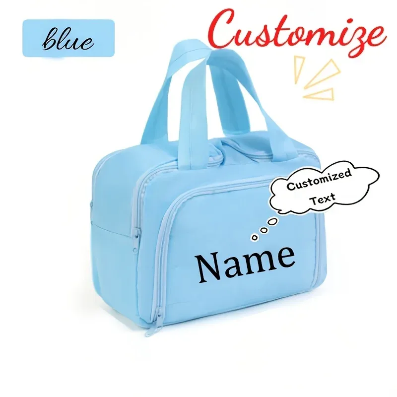 trousse de toilette personnalisée de grande capacité, pochette à maquillage multifonctionnelle, idéale pour la rentrée scolaire et les idées de cadeaux de noël