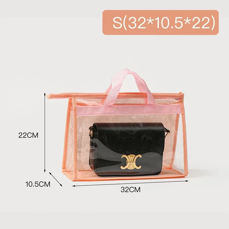 sac sac à poussière garde-robe sac suspendu sac de rangement pvc transparent sac en cuir étanche protection stockage sac suspendu