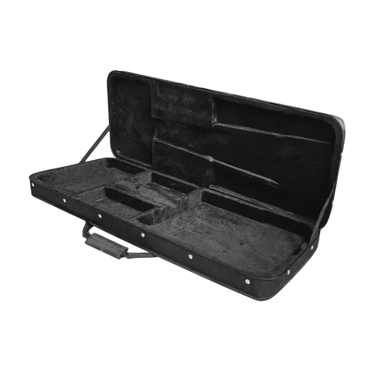 Étui rigide pour guitare électrique en toile, sac à dos de rangement rembourré portable, intérieur en velours, sac de transport pour musiciens et voyages