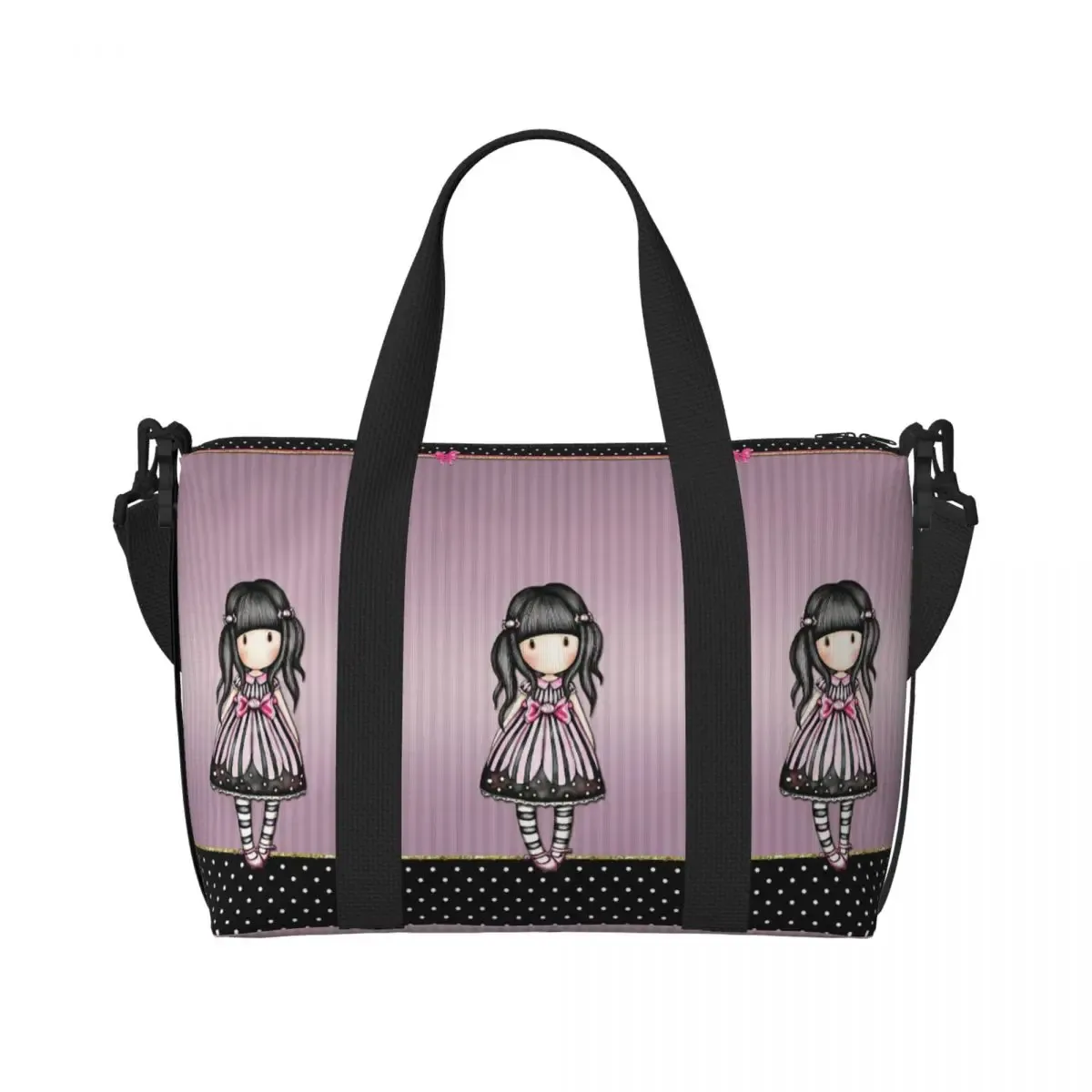 s-santoro-s g-gorjuss-s sac de voyage de plage sacs fourre-tout de grande capacité pour salle de sport yoga femmes shopping sac à bandoulière