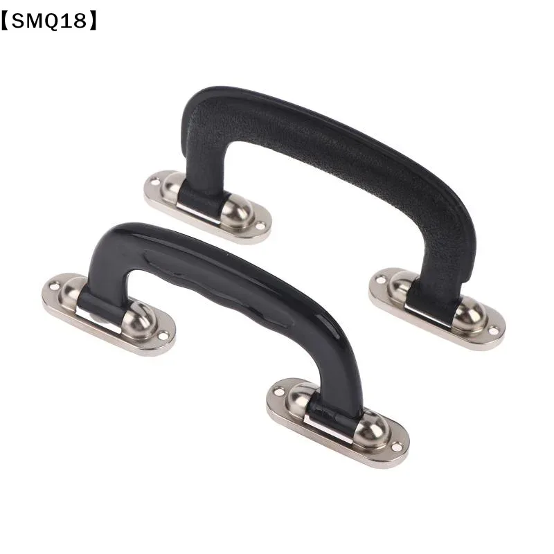poignée de transport en plastique noir, 2 pièces, pour étui de guitare, valise de remplacement, poignée de bagage, accessoires pour sacs【smq】