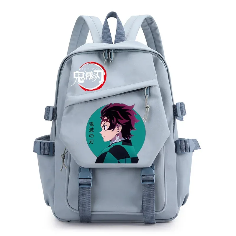 sac à dos transfrontalier amazon cartoon demon slayer pour hommes, sac d'école de voyage pour ordinateur de grande capacité pour étudiants