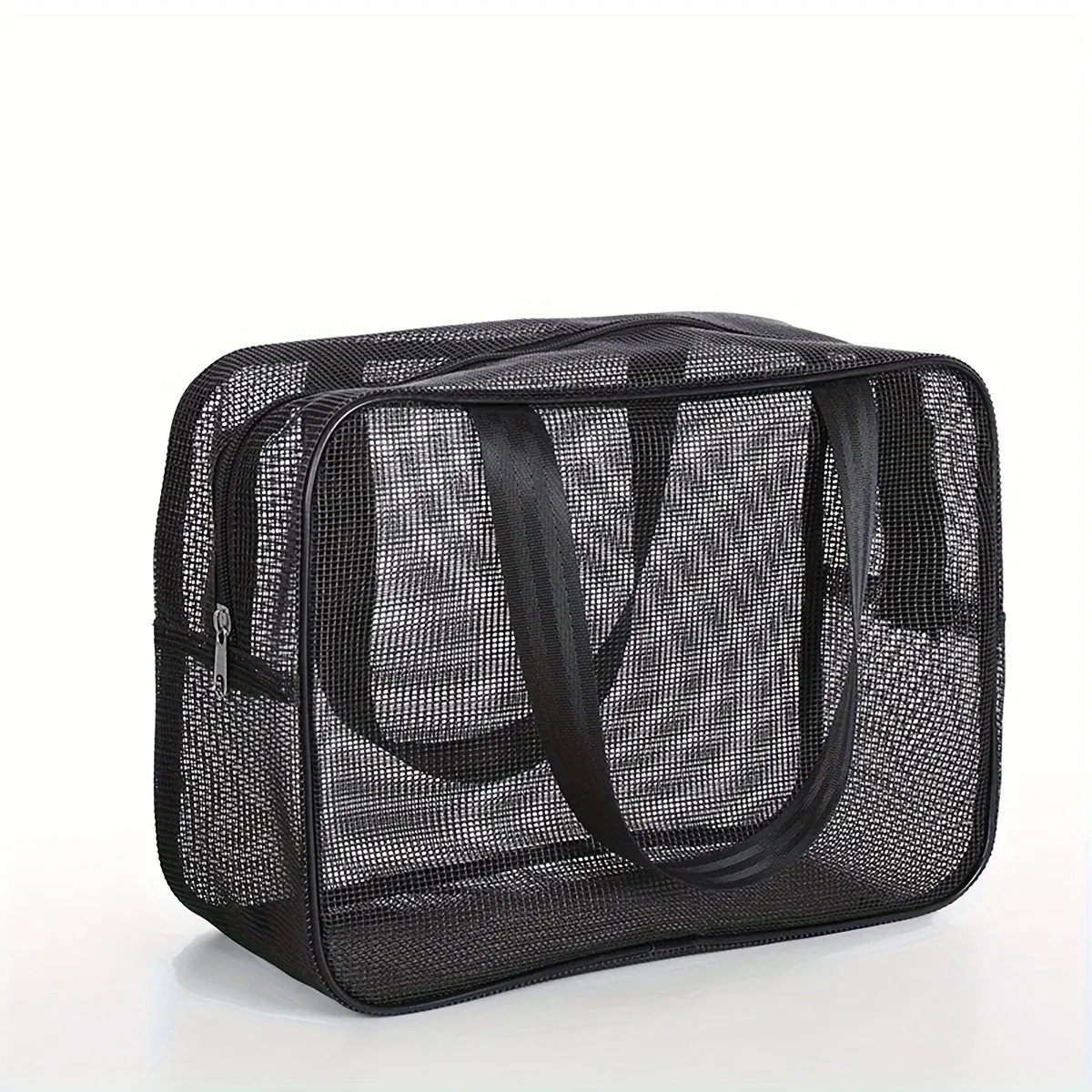 caddie de douche en maille, fourre-tout, sac de rangement de cosmétiques, sac de douche multifonctionnel, organisateur de toilette portable de grande capacité