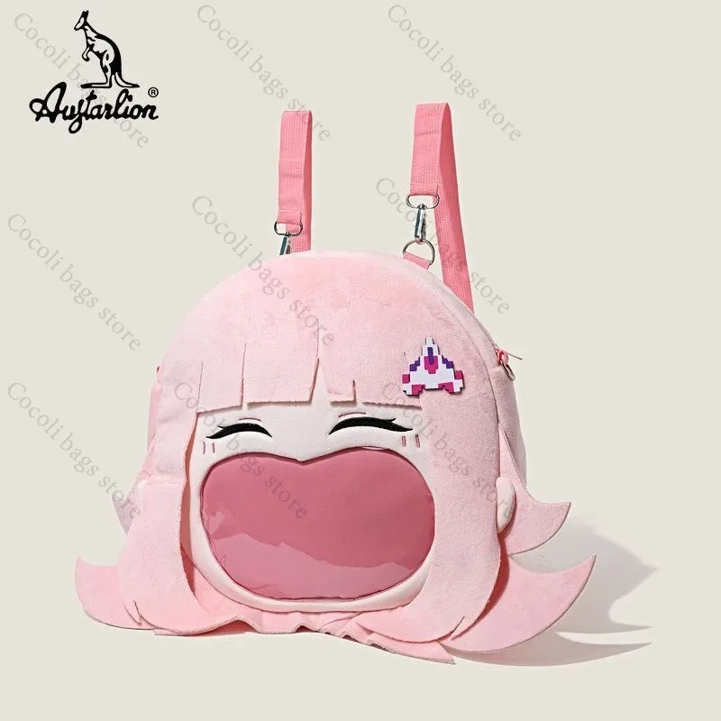 Anime Danganronpa: Trigger Happy Havoc Nanami ChiaKi Series Sac à dos Ita Sac à dos Kawaii pour filles avec poche transparente