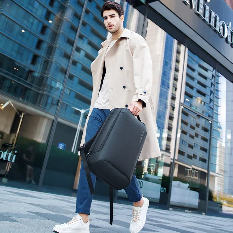 sac à dos mark ryden 15,6 pouces pour homme, sac à dos de loisirs grande capacité, sac à dos d'affaires avec port de charge usb, sac à dos imperméable pour ordinateur