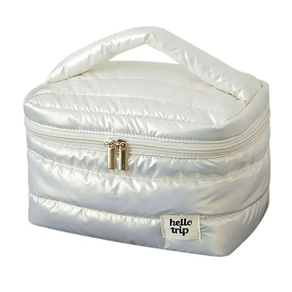 trousse de maquillage de grande capacité de haute qualité, organisateur de voyage, trousse de toilette de rangement multifonctionnelle, trousse à cosmétiques portable