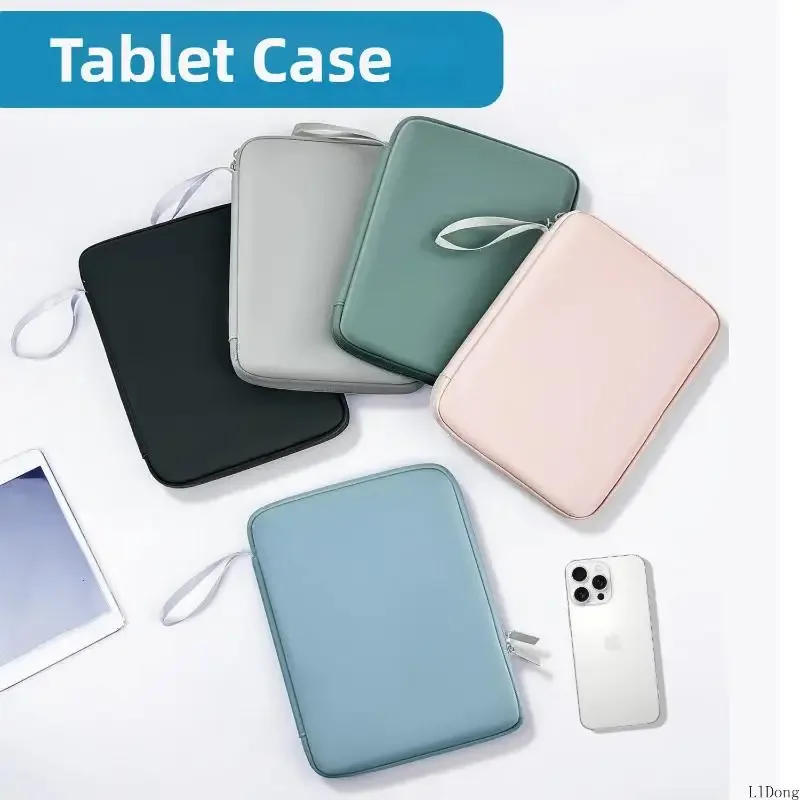étuis pour tablette de 11/12,9 pouces, sacoche portable pour tablette, pochette de rangement protectrice pour les voyages quotidiens et l'utilisation au bureau