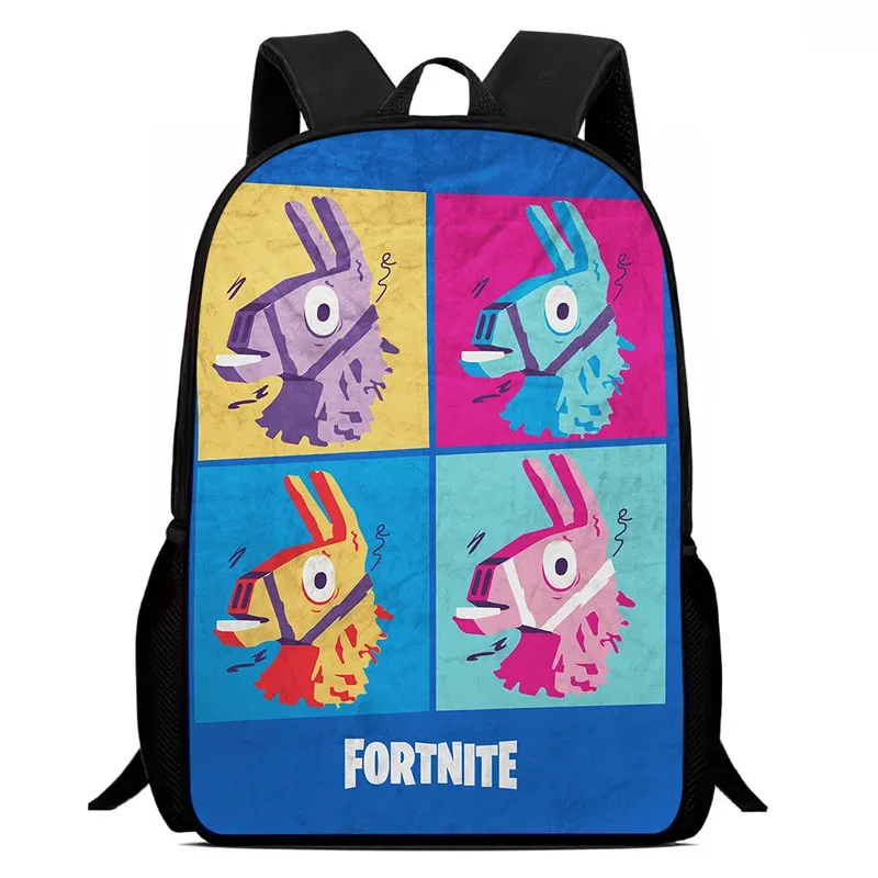 sac à dos de dessin animé fortnite de 15 pouces pour garçons et filles unisexe, sac à dos d'école, sac à dos léger pour étudiants, sac à dos de grande capacité