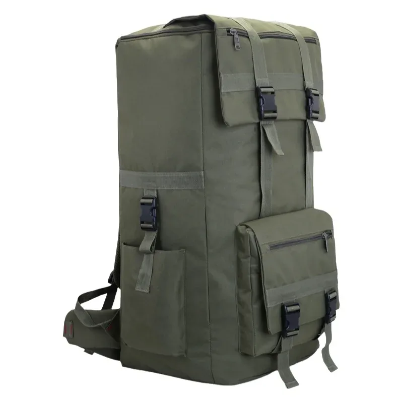 sac à dos de voyage unisexe grande capacité 120l en tissu oxford, style urbain simple pour sports de plein air, sac de randonnée avec bretelles ergonomiques