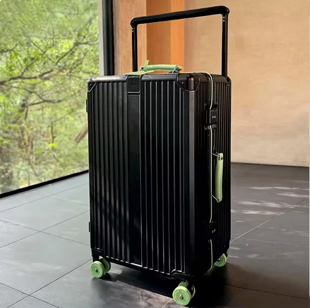 colenara bagages sac de voyage 20 "24" 26 "28" 30 pouces grande capacité boîtier de chariot abs + pc boîte d'embarquement valise à cadre en aluminium
