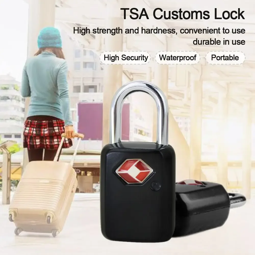 le cadenas portatif imperméable de bagage de valise verrouille la serrure douanière de tsa
