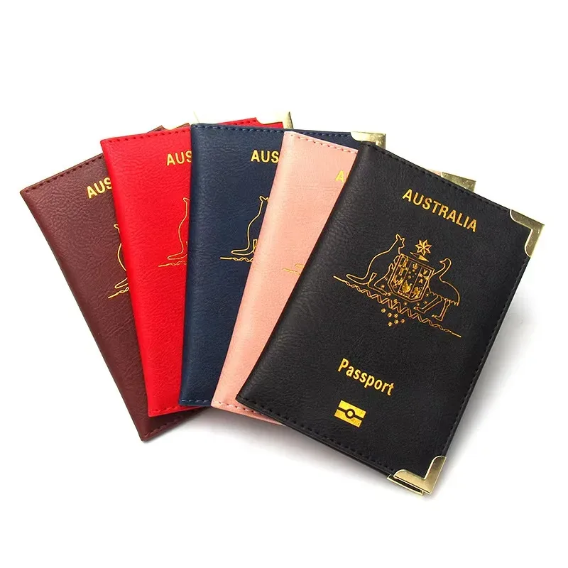 passeport de voyage australien mignon pour filles, étui de passeport familial, couvertures