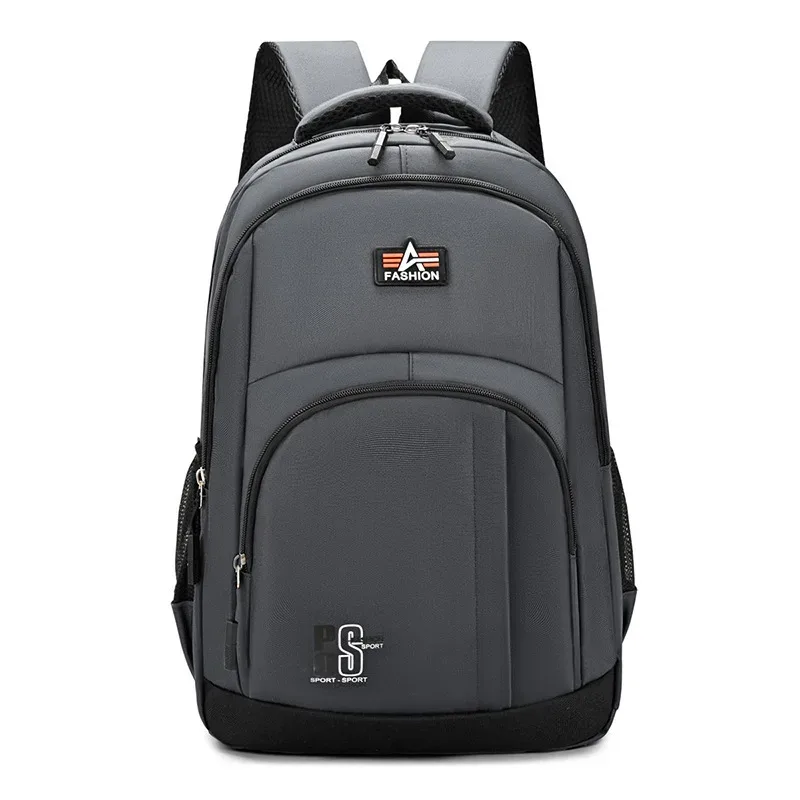 sac à dos simple et décontracté pour hommes, adapté aux collégiens et du secondaire, dos de voyage à double épaule de grande capacité, 2026