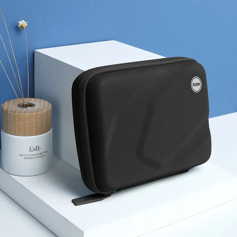 sac de rangement pour disque dur eva bubm, accessoires numériques, résistant aux chocs, anti-chute, sac de rangement de voyage, style minimaliste moderne