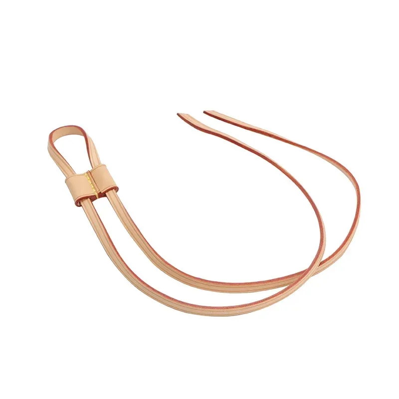 cuir véritable fait à la main en cuir vachetta chaîne toboggan/gardien coulissant pour lv neo nm/bb sacs seau sacs à dos