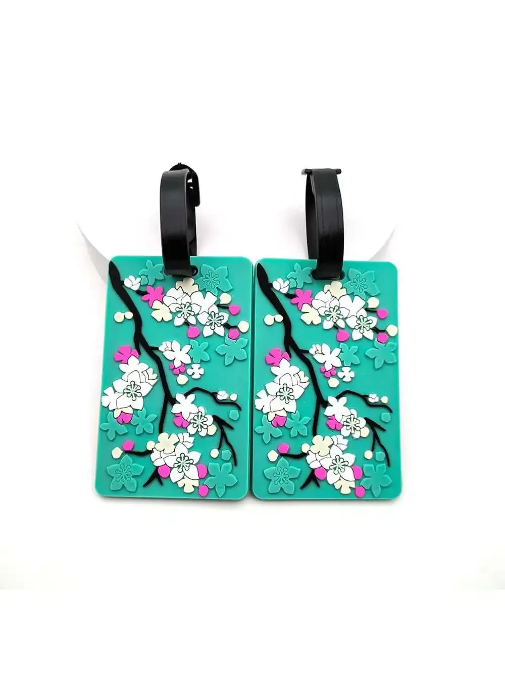 étiquette de bagage mignonne, 1 pièce, accessoires de voyage, porte-valise en gel de silice, étiquette d'embarquement pour bagages, accessoires de voyage