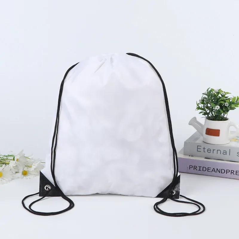 sac à dos en polyester, sac de marathon, sac à cordon, sac de natation en plein air, plusieurs couleurs disponibles