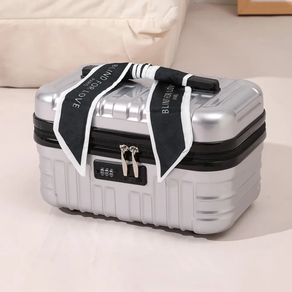 trend - trousse de toilette 17 pouces grande capacité, sac de rangement pour cosmétiques, étanche, portable, mini sac de voyage, pochette de rangement