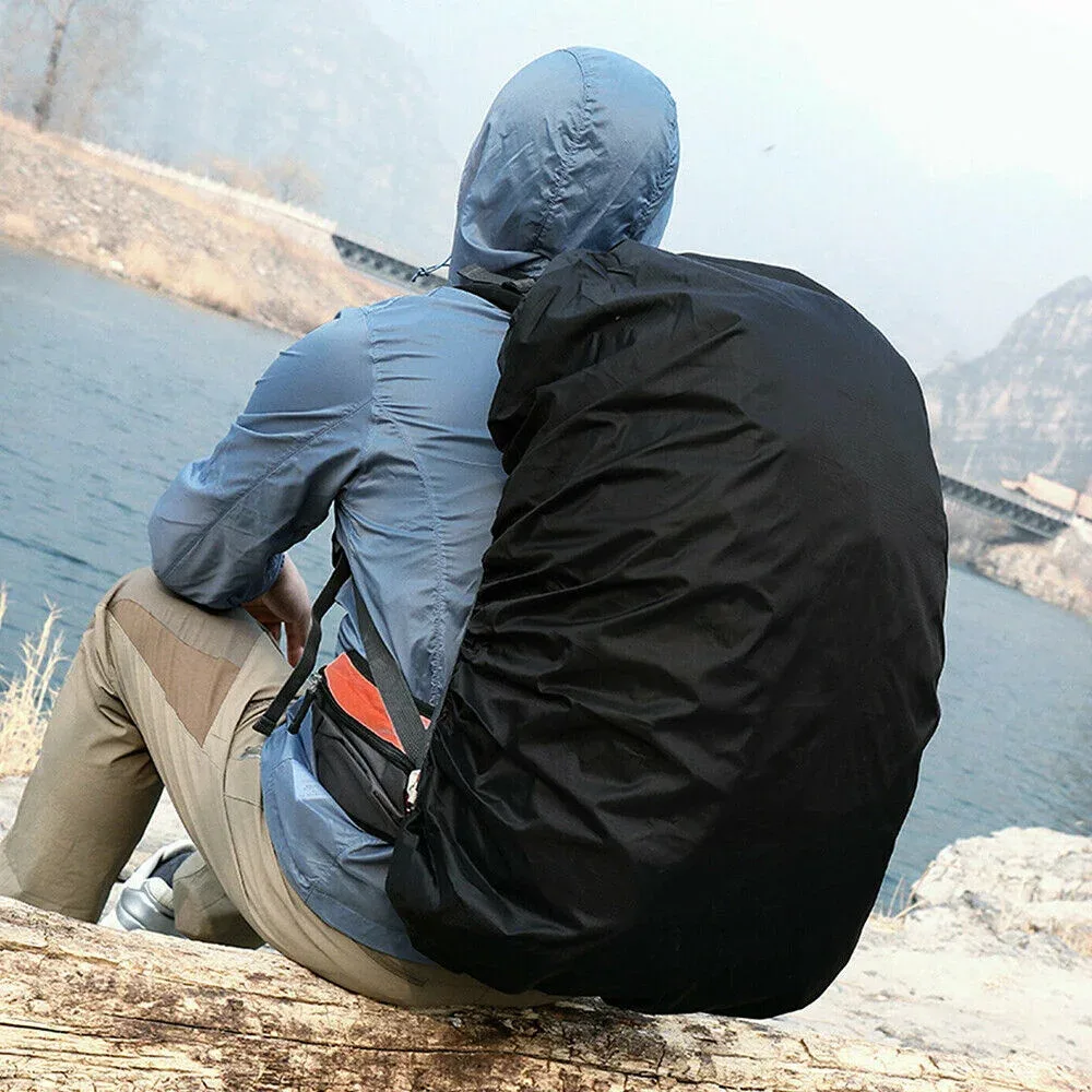 housse anti-poussière pratique et simple en nylon, accessoires de voyage durables, adaptés aux sacs à dos de 20l à 70l, pour le camping et la randonnée