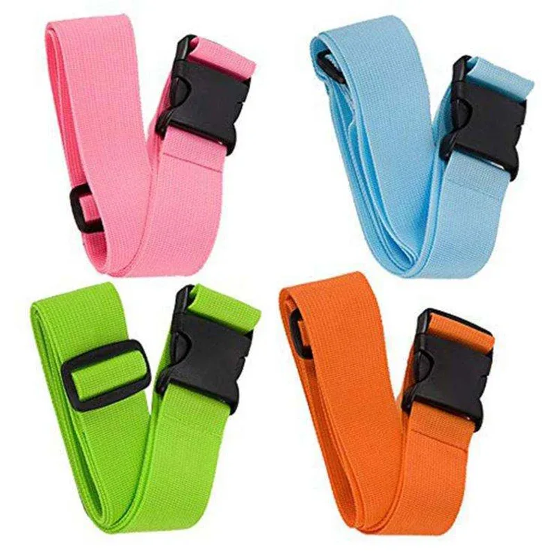 sangle de boucle de bagage antivol, emballage réglable, ceinture de bagage, 1 pièce, sangle en nylon, ceinture de valise, accessoires de pièces de sac