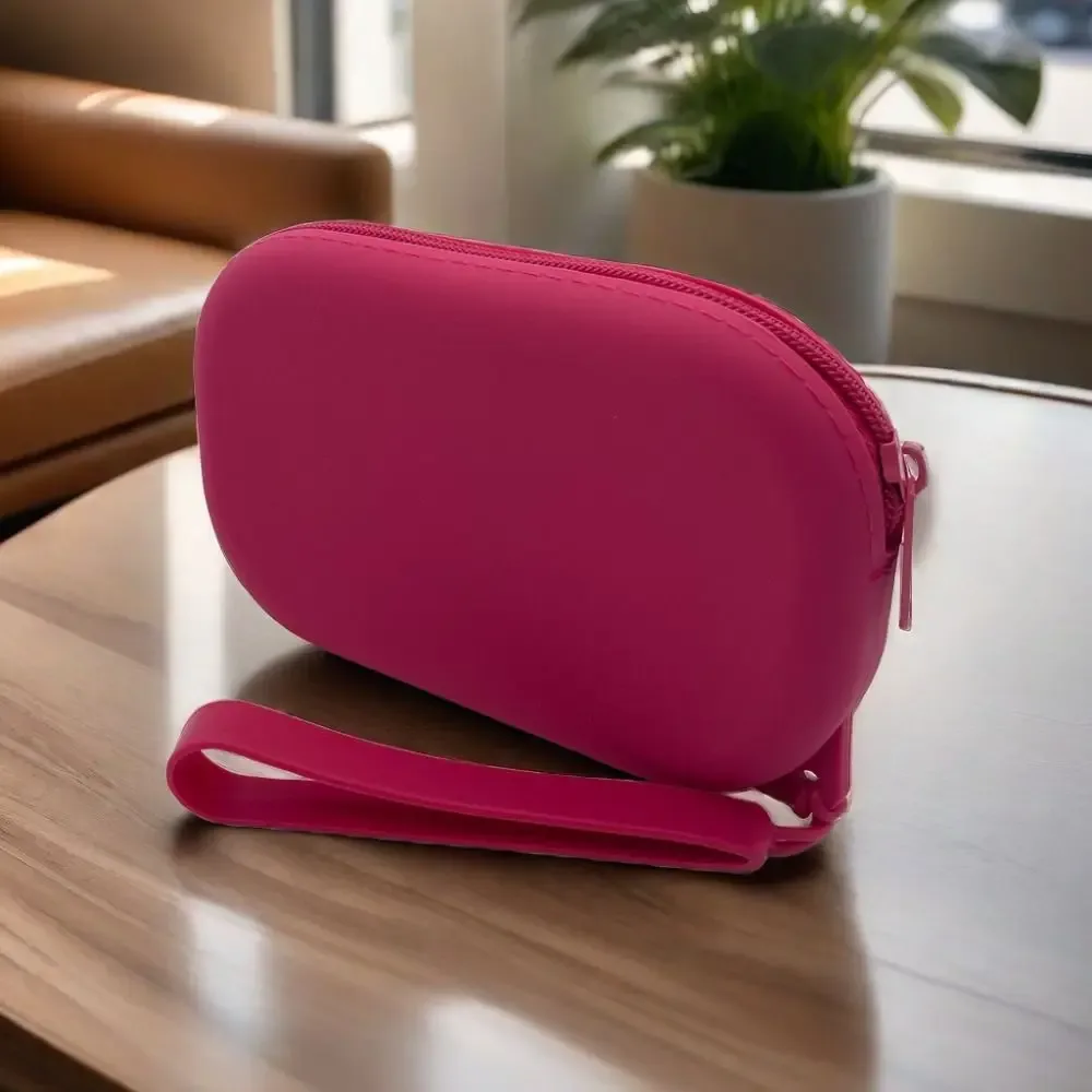 sac cosmétique en silicone couleur morandi, porte-monnaie, sac de rangement multifonction de grande capacité, porte-pinceaux de maquillage rectangulaire