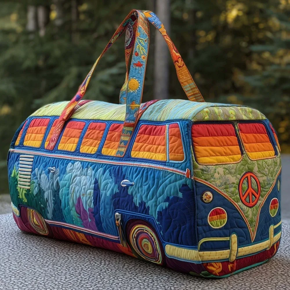 sac de voyage matelassé à sangle réglable, grande capacité, matelassage 3d, sac de voyage, sac fourre-tout, sac à main pour courtes distances