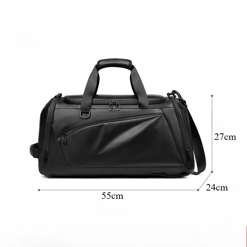 sac à dos de voyage grande capacité pour homme, sac bandoulière multifonction, sac de voyage d'affaires, sac de sport séparé sec/humide pour entraînement