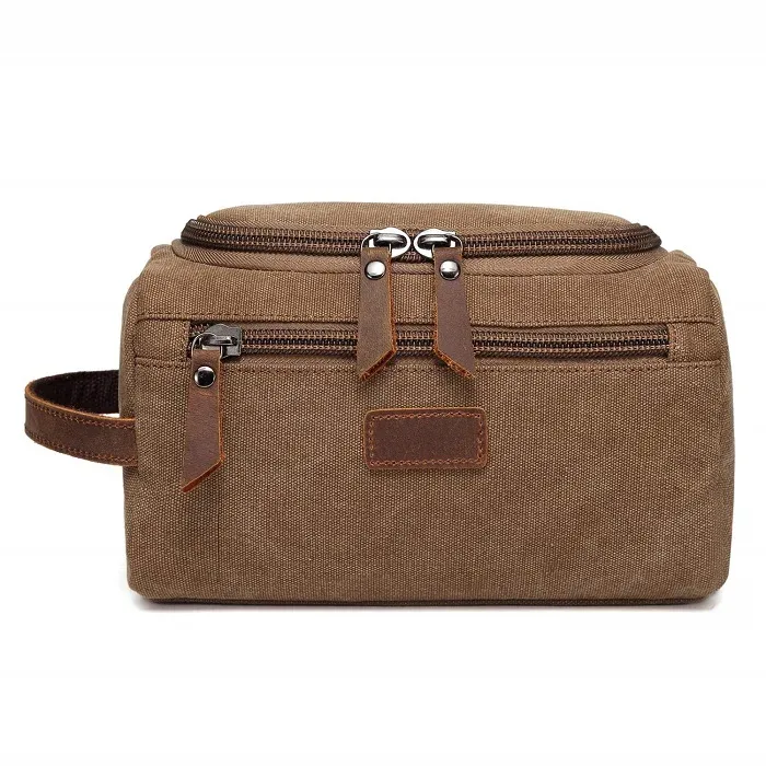 boîte de maquillage cosmétique étanche pour hommes, sac de voyage, organisateur en toile, grands nécessaire, trousse de vanité pour hommes, pochette de toilette de lavage