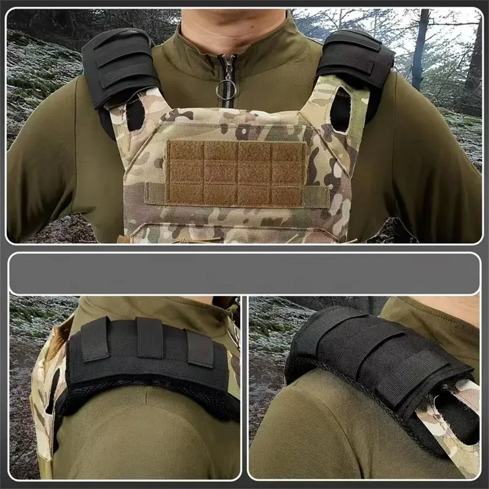 coussin en maille pour sangle d'épaule robuste, accessoire de sac à dos de randonnée, sac à dos ergonomique, pour trekking, utilisation tactique
