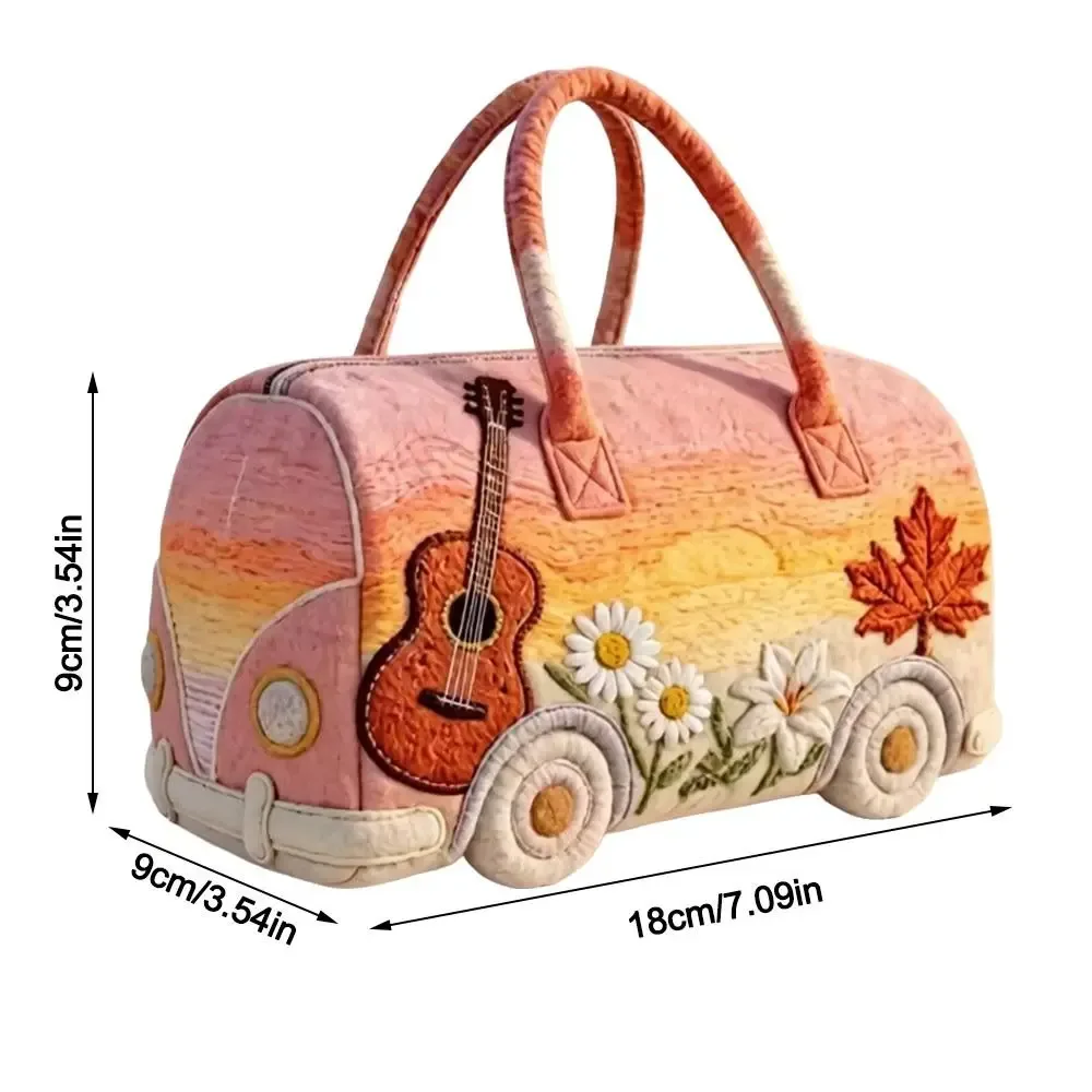 sac de sport matelassé durable 18x9x9cm, matelassage 3d, grande capacité, sac de sport, sac de voyage, sac à main pour les voyages