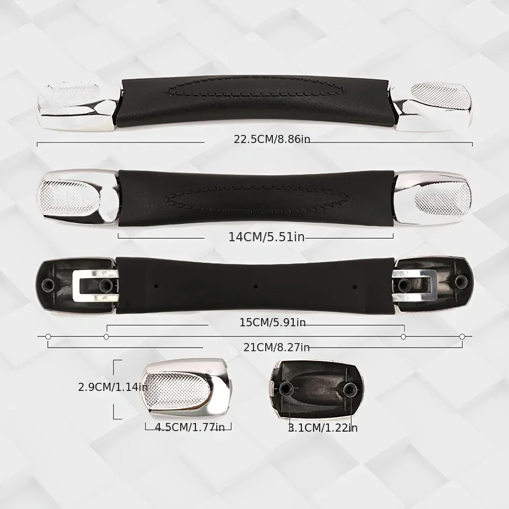 poignées accessoires valises à roulettes réparation de bagages poignée générale étui à cosmétiques poignées de remplacement détachables accessoires