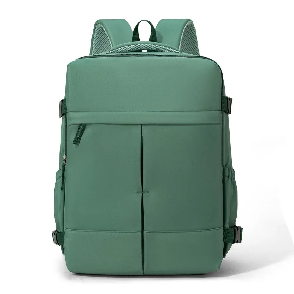 sac à dos de voyage grande capacité, léger, compartiment séparé pour ordinateur portable, ouverture à clapet, sangles de compression latérales