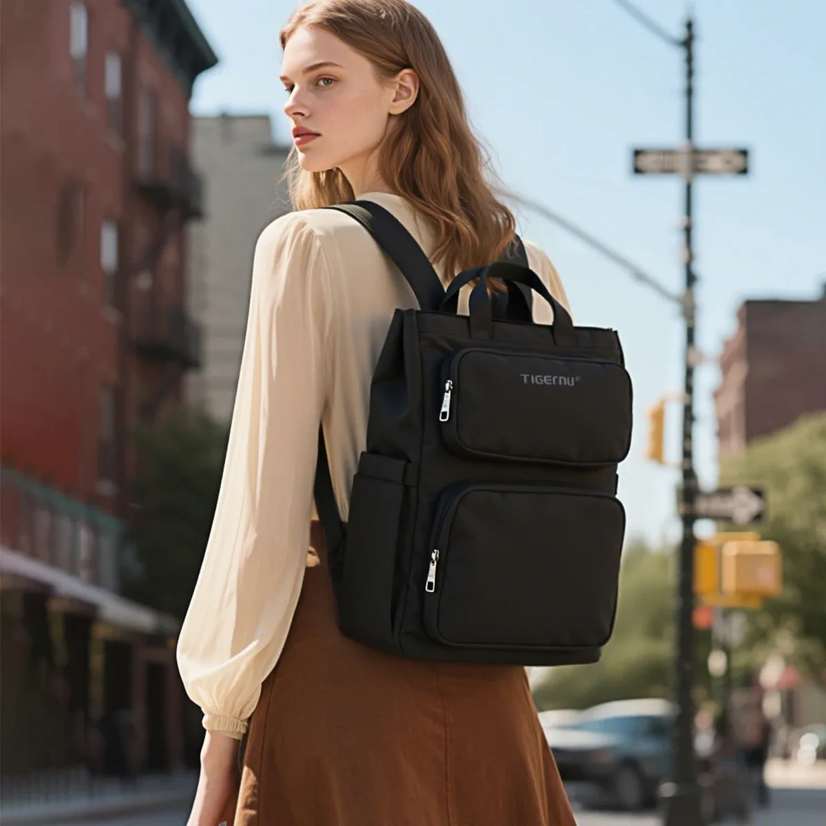 sac à dos tigernu pour femmes, sac à dos d'école tendance, sacs pour filles, sac à dos pour ordinateur portable 15,6 pouces pour femmes, sacs de plein air, sac à dos féminin, sac à main