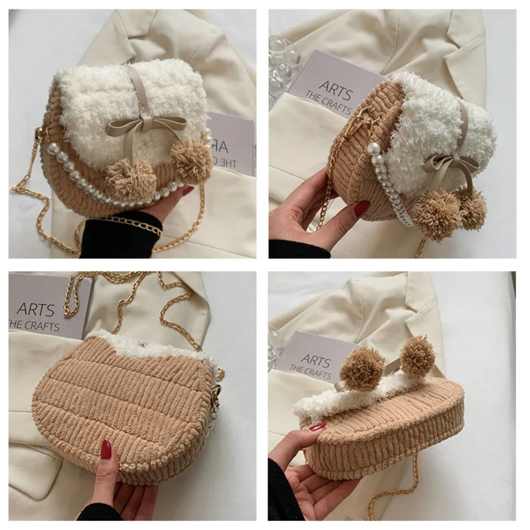 kit de sac à bandoulière en fil de maille, kit de sac cousu à la main, facile à utiliser pour débutant, cadeau artisanal pour petite amie