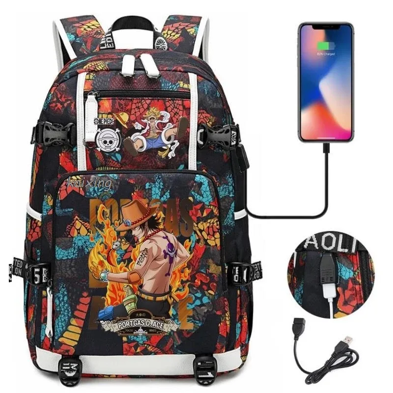 sac à dos brave one piece imprimé, sac à dos camouflage, sac à dos de grande capacité, sac de voyage, sacs d'école décontractés pour adolescents, pour cadeau