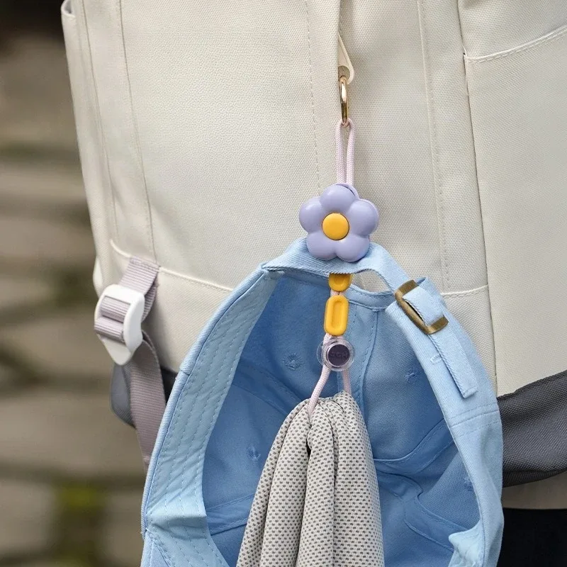 clip de chapeau floral, pendentif, attache de sac, anti-chute, clip de voyage portable pour chapeau, clip de sac à dos, clip de gant anti-perte