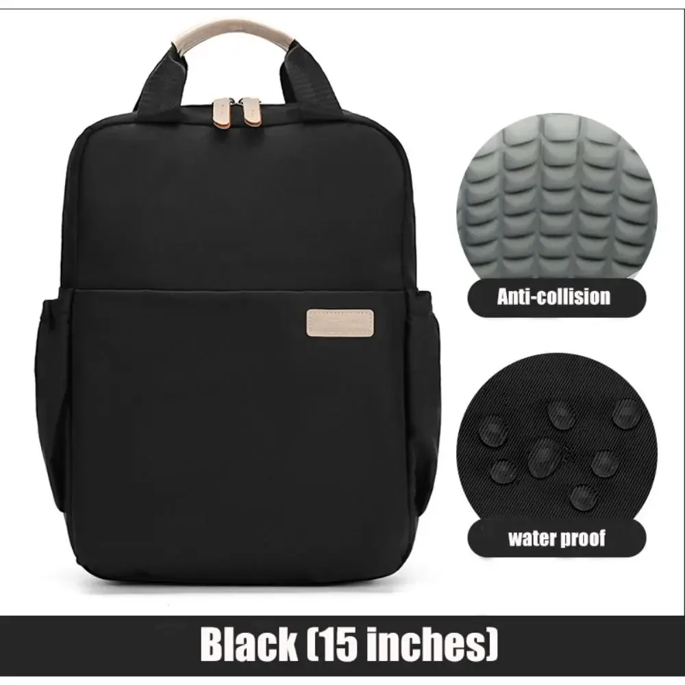 15-17 pouces sac à dos pour ordinateur portable antichoc étanche antichoc pochette d'ordinateur conception décontractée multi-fonction multi-fonction sac à dos