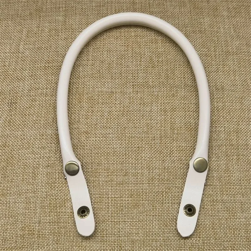 1/2 poignées de sac de rechange pour sacs à main, bandoulière pour sacs à bandoulière femme, sangle en cuir pu, ceinture de sac couleur unie, accessoires diy avec fermoir
