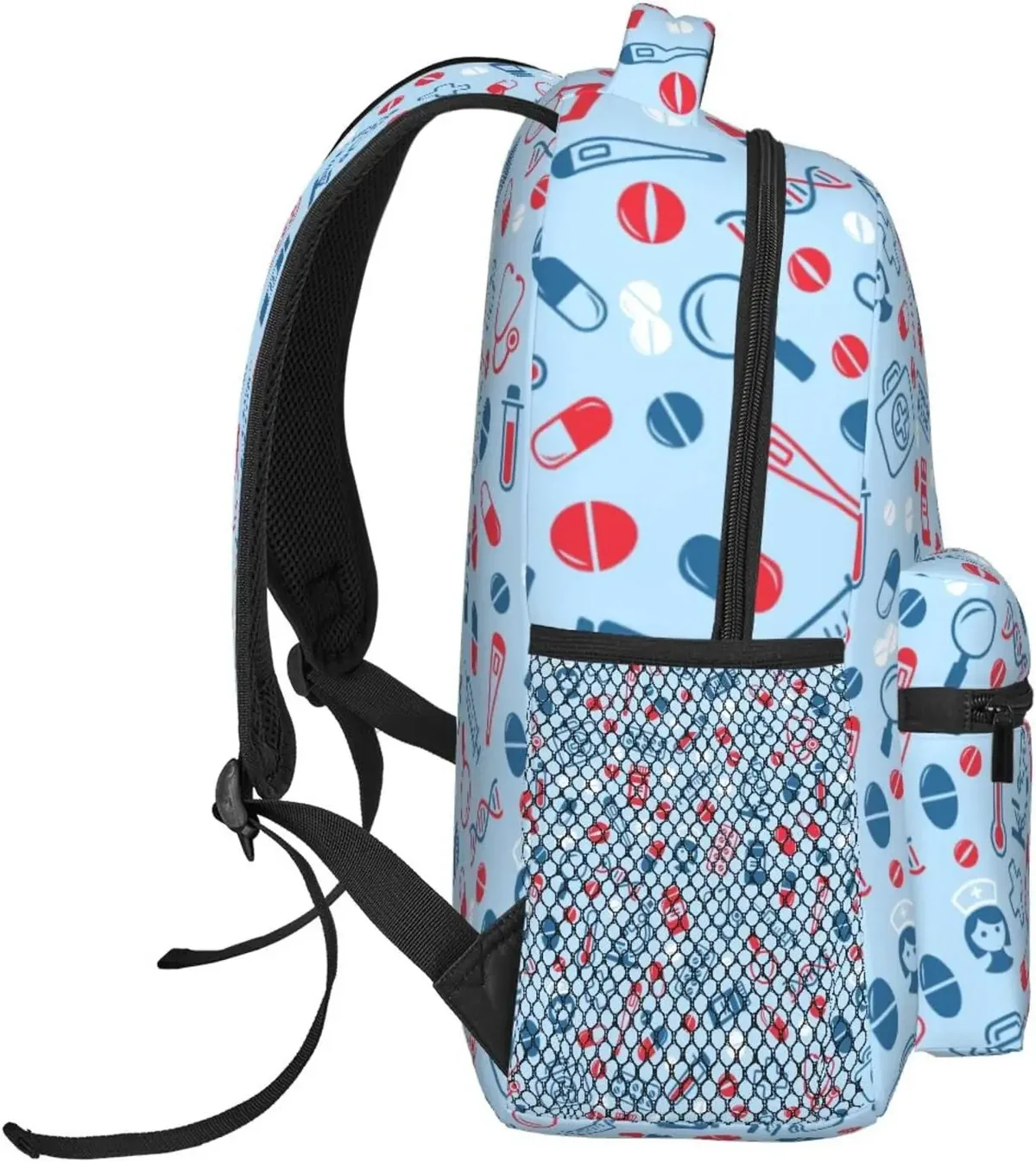 sac à dos étanche pour infirmière, sacs pour ordinateur portable de grande capacité, accessoires de soins infirmiers pour le travail à domicile, sac clinique, trucs pour infirmières