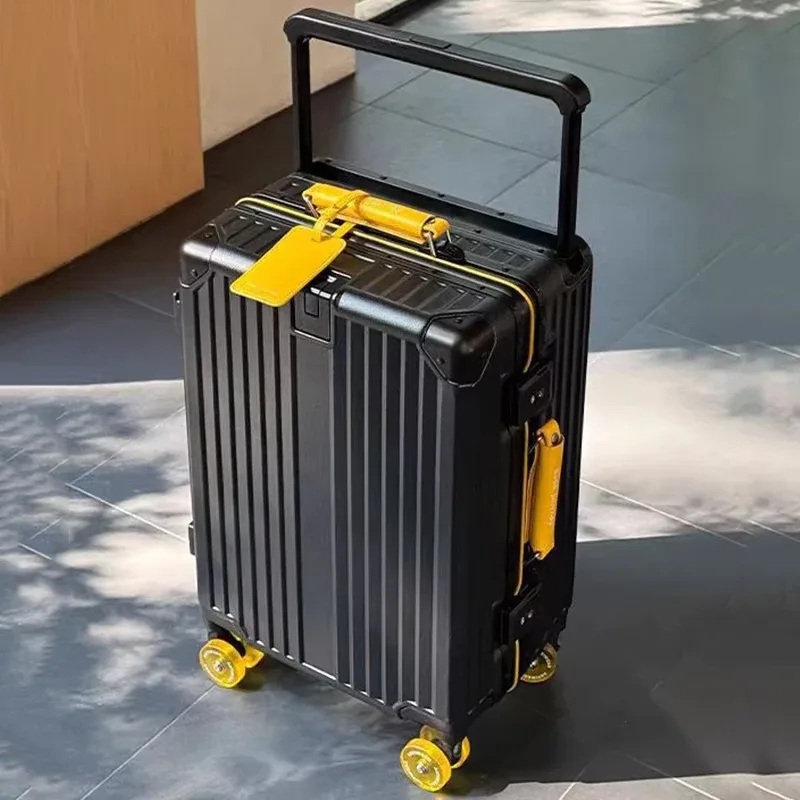 colenara bagages sac de voyage 20 "24" 26 "28" 30 pouces grande capacité boîtier de chariot abs + pc boîte d'embarquement valise à cadre en aluminium